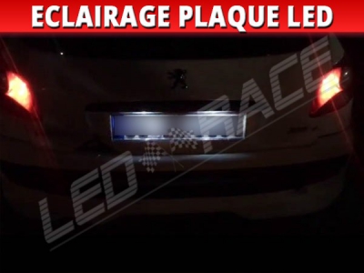 Pack led plaque peugeot 206+