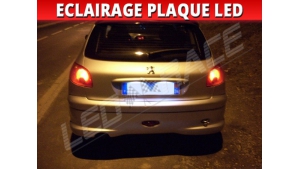 Pack led plaque Peugeot 206