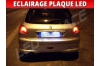 Pack led plaque Peugeot 206