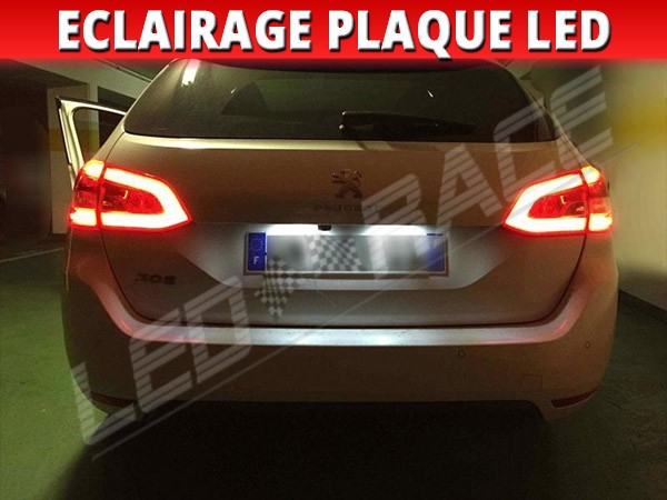 Pack led plaque pour Peugeot 308 II