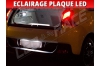 Led plaque police peugeot 3008 - Led license plate