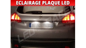 Pack led plaque Peugeot 2008
