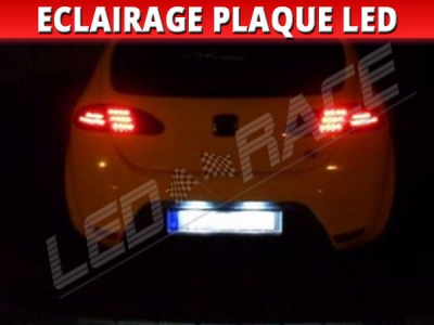 Ampoule plaque d'immatriculation voiture 2 ampoules LED pour