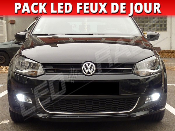 Pack feux de jour led pour Volkswagen Polo 5 6R