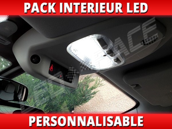 Plafonnier LED habitacle interieur socle arrière 6000K pour voitures VW  Touran