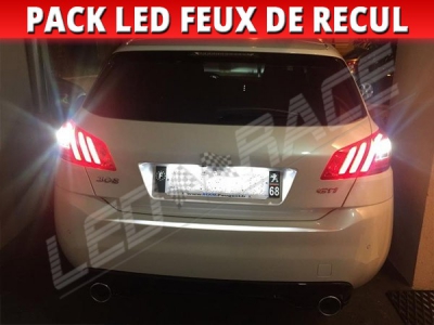 Pack led feux de recul pour Peugeot 308 2