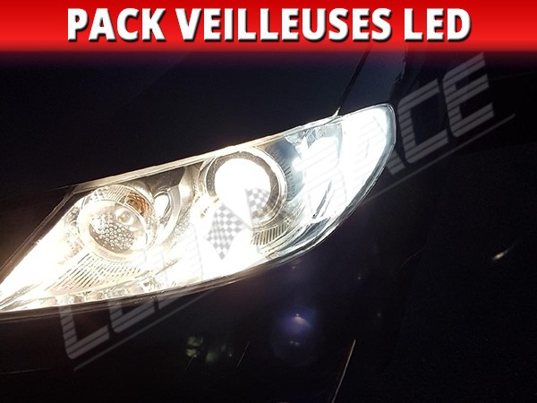 VW EOS FOX GOLF AMPOULE T10 LED 6000K W5W VEILLEUSES BLANC XENON