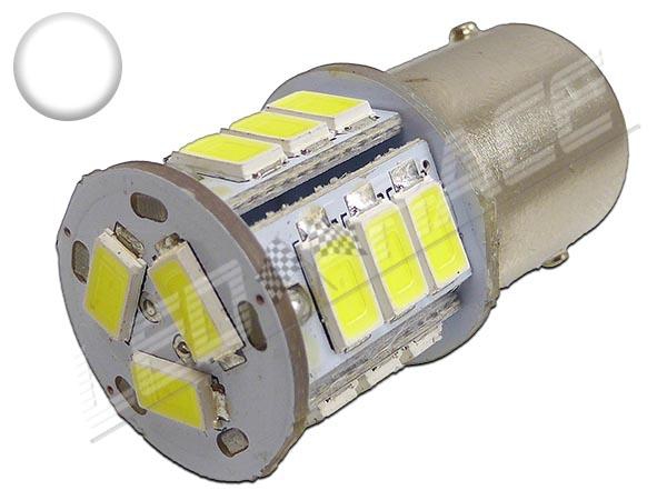 Ampoule LED P21 5W BA15S 18 LEDS BLANC 