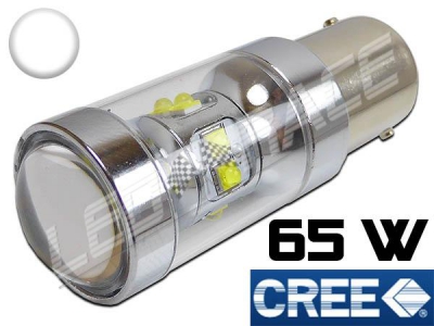 LedRace® Ampoule Led P21/5W / BAY15D 65 Watts CREE Blanc 6000K