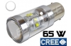 Ampoule Led P21/5W / BAY15D - 65 Watts - Leds CREE - Blanc 6000K