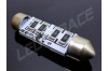 Navette Led 42mm -C10W-4 Leds smd 5050 - sans erreur ODB - Blanc 6000K