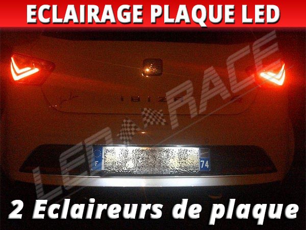 ÉCLAIRAGE PLAQUE D´IMMATRICULATION LED POUR SEAT IBIZA 6J 5D 08-12