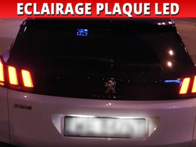  LEDFEWAG 2 Pièces LED Éclairage plaque immatriculation