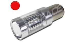 Ampoule Led P21/5W / BAY15D - 12 leds smd - Rouge