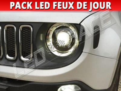 pack led feux de jour Jeep Renegade