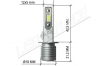 Mini Ampoule led phare antibrouillard H1 homologuee