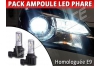 Pack Ampoules Led Phares HIR2 9012 Homologuées pour Toyota Yaris Hybrid HSD