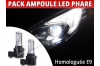 Pack Ampoules Led Phares HIR2 9012 Homologuées pour OPEL Zafira C