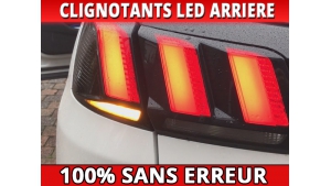 Pack led clignotants arrière pour Peugeot 5008 II