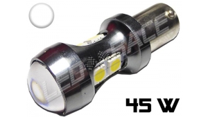 Ampoule Led H6W BAX9S 45 Watts SMD 3030 Blanc 6000k