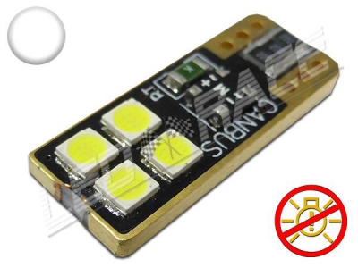 Ampoule T10 W5W 4 SMD 3030 Haute puissance - Blanc