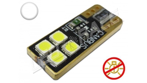 Ampoule T10 W5W 4 SMD 3030 Haute puissance - Blanc