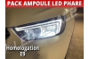 Pack Ampoules LED Phares Homologuées pour Opel Mokka