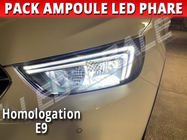 10x ampoules LED /éclairage dint/érieur SET /éclairage de courtoisie automobile lampes de voiture BLANC de Pro!Carpentis compatible avec Mokka 2012-2019