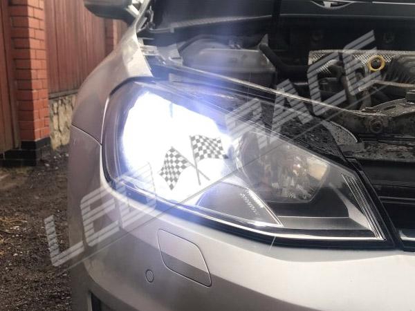 VW EOS FOX GOLF AMPOULE T10 LED 6000K W5W VEILLEUSES BLANC XENON