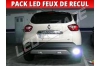 Pack led feu de recul pour Renault Captur