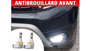 Pack Antibrouillard/feux d'angle Led Haute Puissance Dacia Duster 2