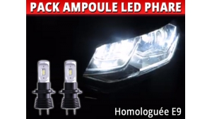 Pack Ampoules LED Phares Homologuées E9 - Volkswagen Polo 6R/6C1