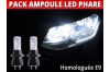 Pack led phare croisement route pour Volkswagen Polo 6R/6C1