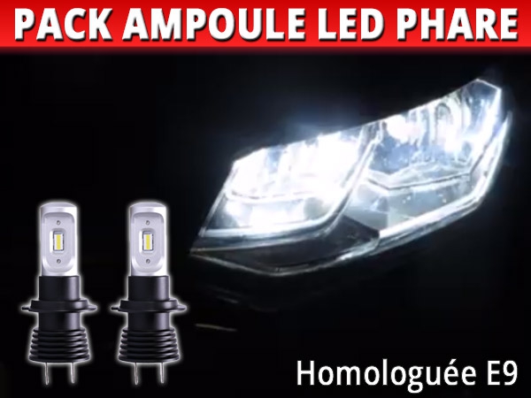 Pack Ampoules LED Phare Homologuées pour Volkswagen GOLF 4