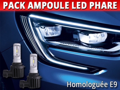 Pack led phare croisement route pour Nissan Juke