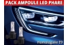 Pack led phare croisement route pour Nissan Juke