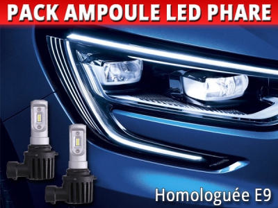 Pack led phare croisement route pour Nissan X-Trail 3