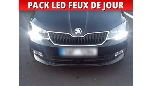 Pack feux de jour led Skoda Fabia III