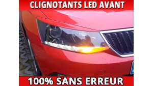 Pack led clignotants avant pour Skoda Fabia III