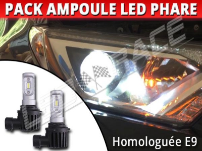 Pack Ampoules Led Phares Homologuées pour Toyota RAV4 HIR2 9012