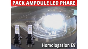 Pack Ampoules LED Phares pour Renault Clio 4 - Homologation E9