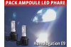 Pack Ampoules Led Phares Homologuées E9 Toyota Auris I