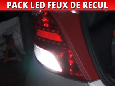 Pack ampoule led feux de recul Peugeot 207