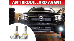 Pack Antibrouillard/Angle Led Haute Puissance pour Dacia Duster 1