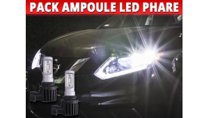 Pack Ampoules LED Phares Homologuées E9 pour Nissan Qashqai 2