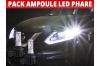 Pack led phare croisement route pour Nissan Qashqai 2