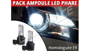 Pack Ampoules Led Phares HIR2 9012 pour Peugeot 108 - Homologation E9