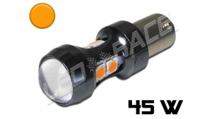 Ampoule Led H21W BAY9S 45 Watts SMD 3030 Orange