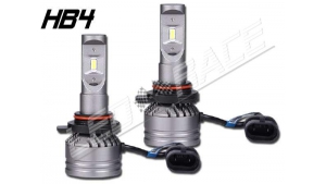 Pack 2 Mini Ampoules led HB4 9006 Haute puissance Ventilées - 6000 Lumens - Homologuées E9