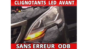 Pack led clignotants avant pour Peugeot 3008 II